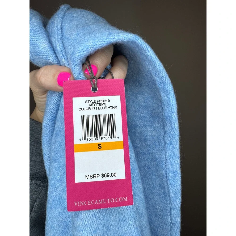 Vince Camuto Women's Blue Knit Sweater Size‎ Small NWT